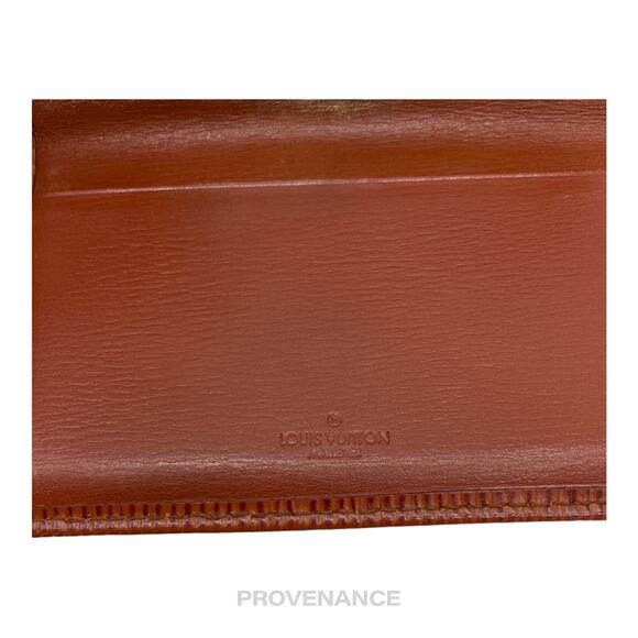 🔴 Louis Vuitton Pocket Organizer Wallet - Fawn Epi Leather - Picture 8 of 8